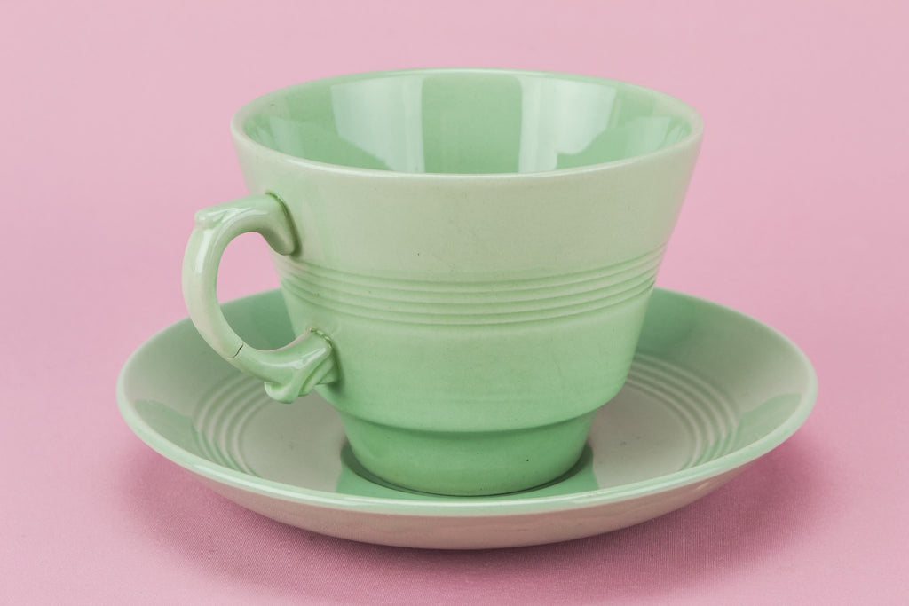 Green tea set for six