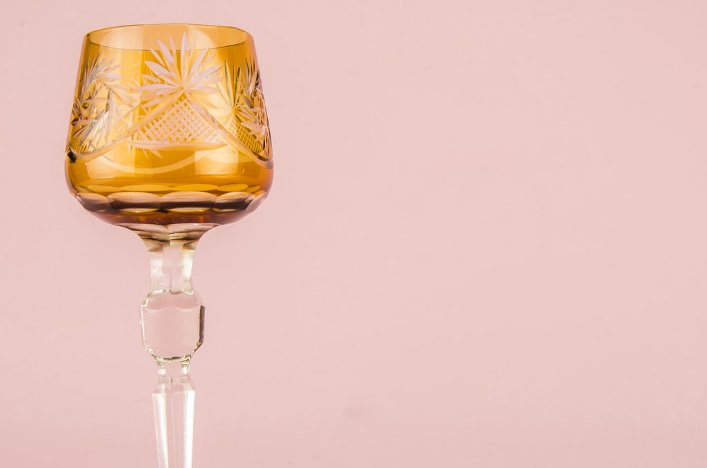 6 large wine glasses
