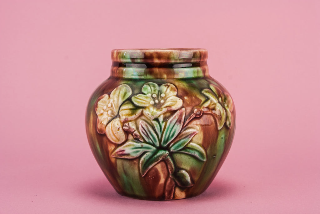 Small majolica vase