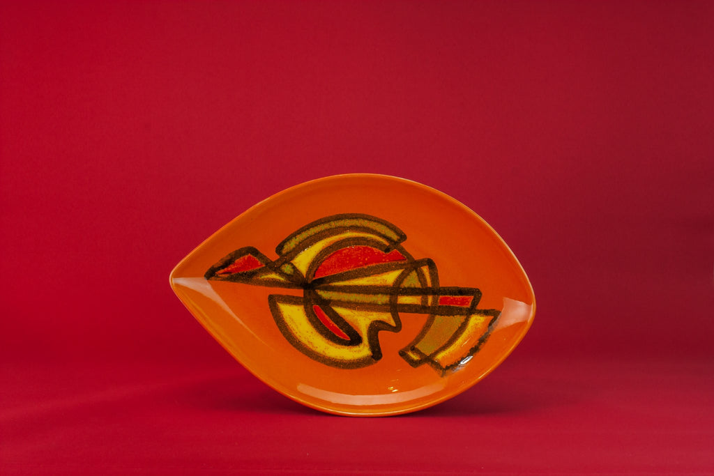 Orange Poole platter