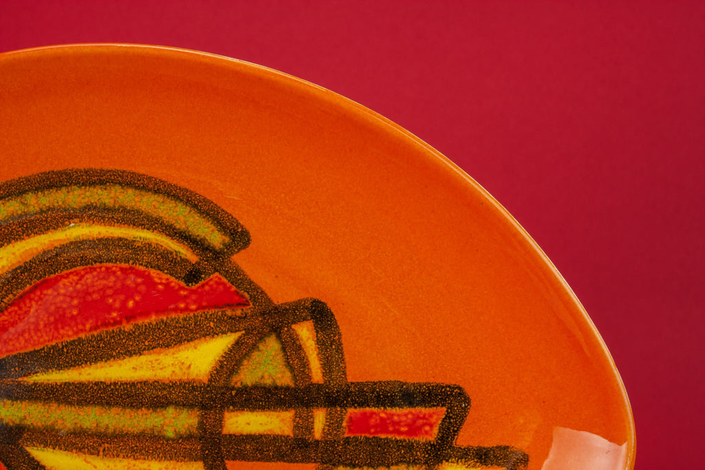 Orange Poole platter