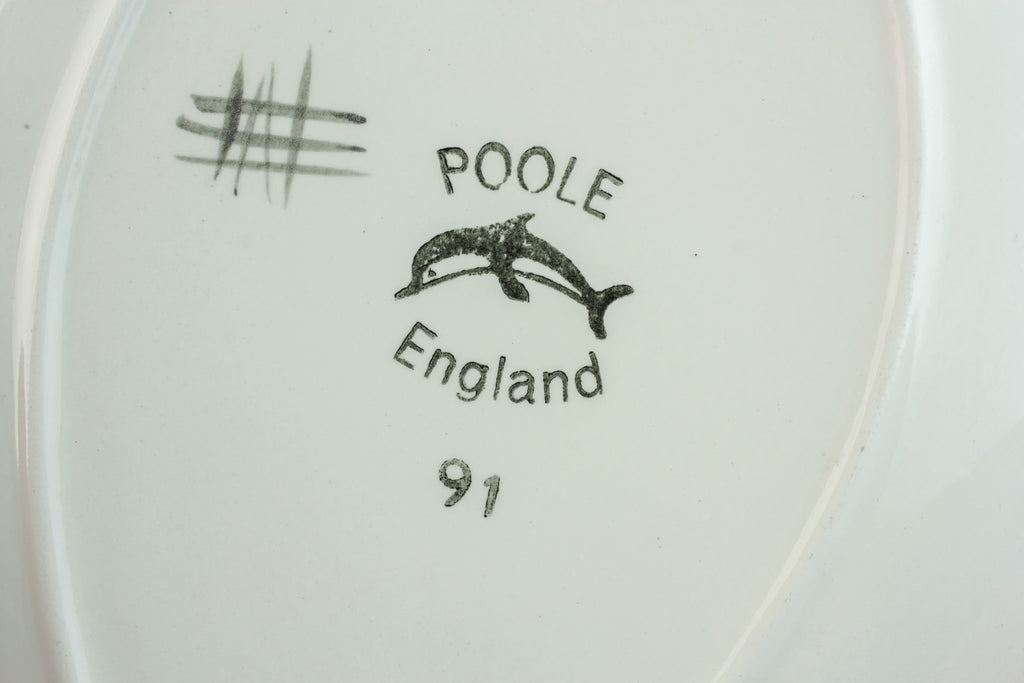 Orange Poole platter