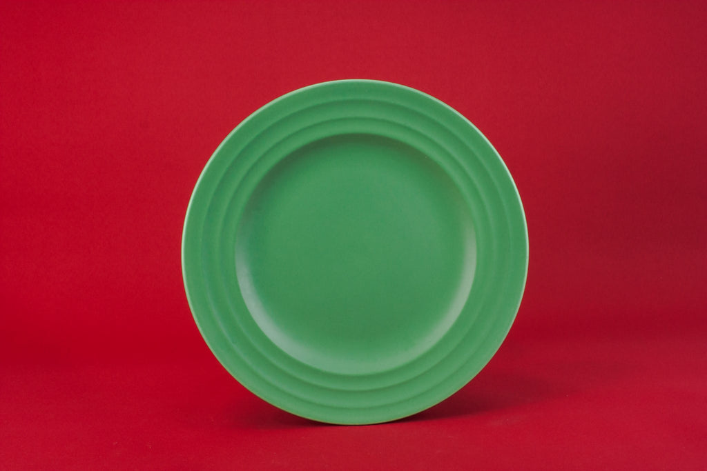 Art Deco green serving dish
