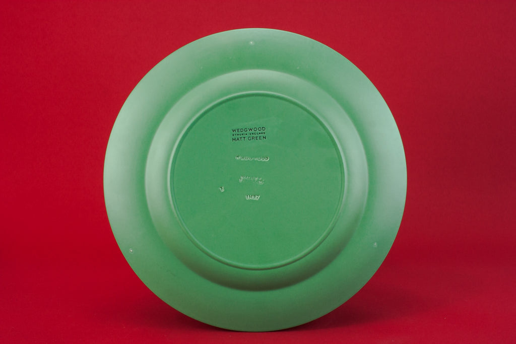 Art Deco green serving dish
