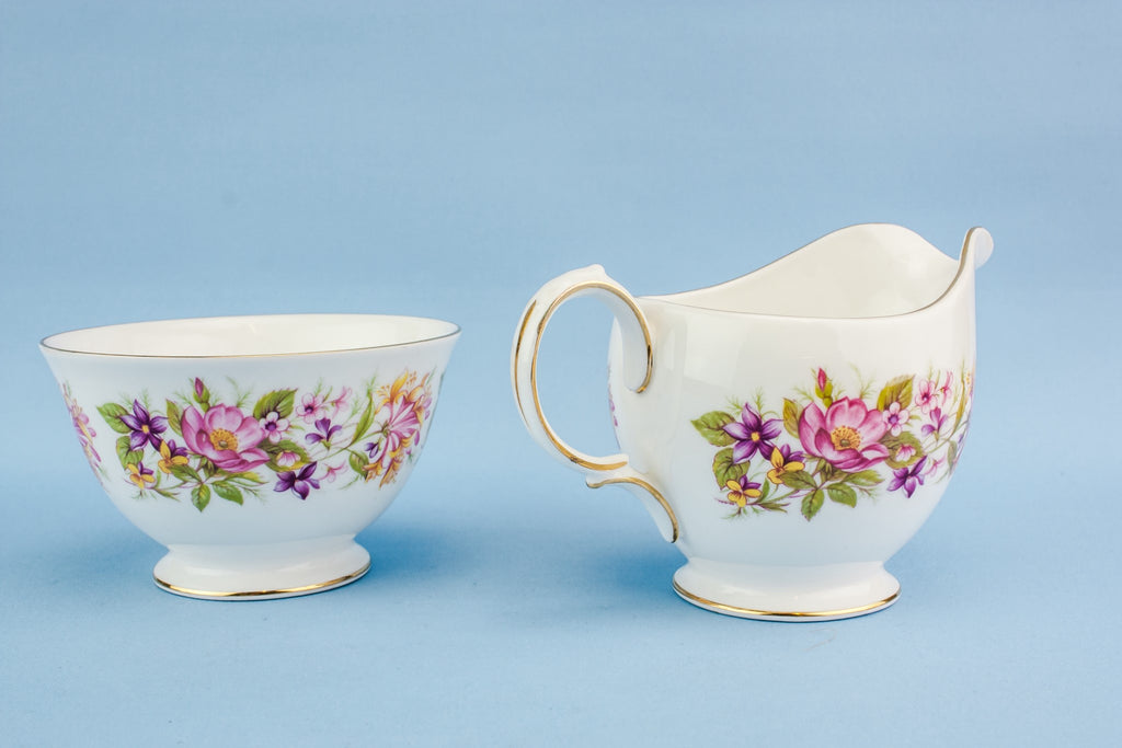 Bone china tea set for six
