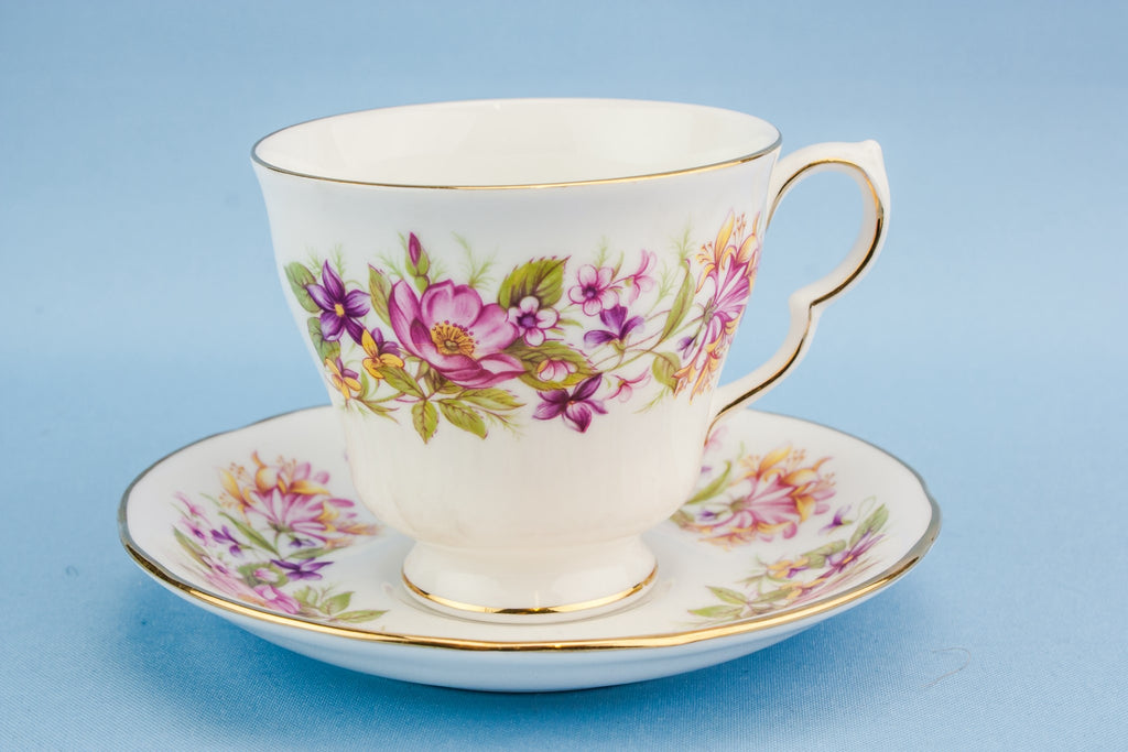 Bone china tea set for six
