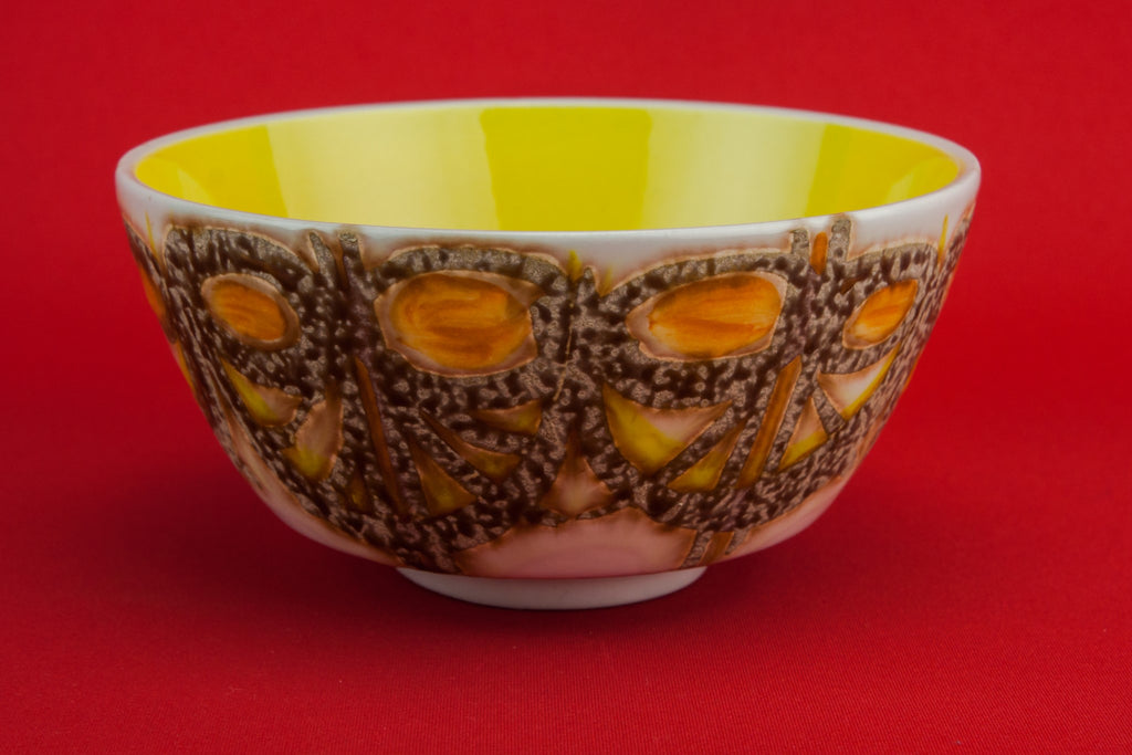 Modernist pottery serving bowl