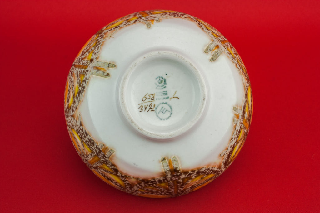 Modernist pottery serving bowl