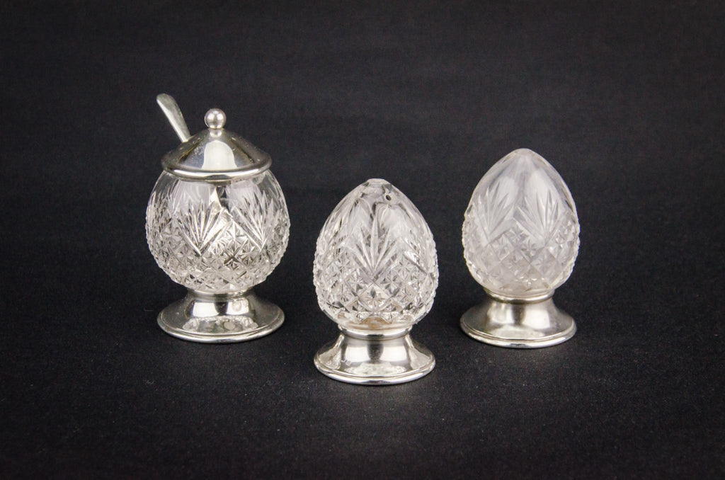 Salt and pepper shakers set