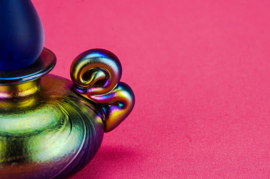 Modernist glass bowl