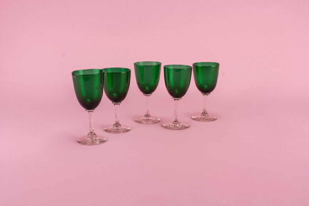 5 small wine glasses