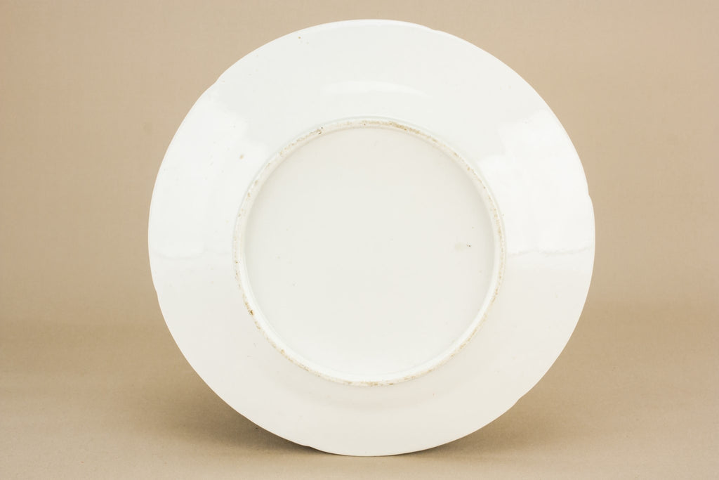 Gold pottery cake plate