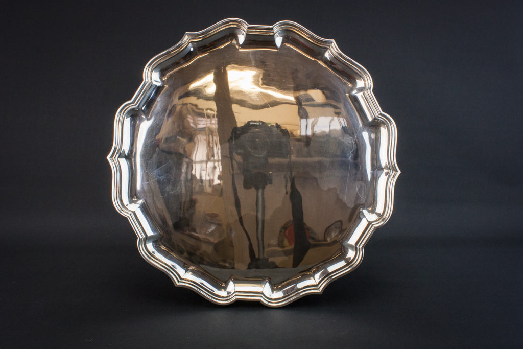 Sterling silver serving tray