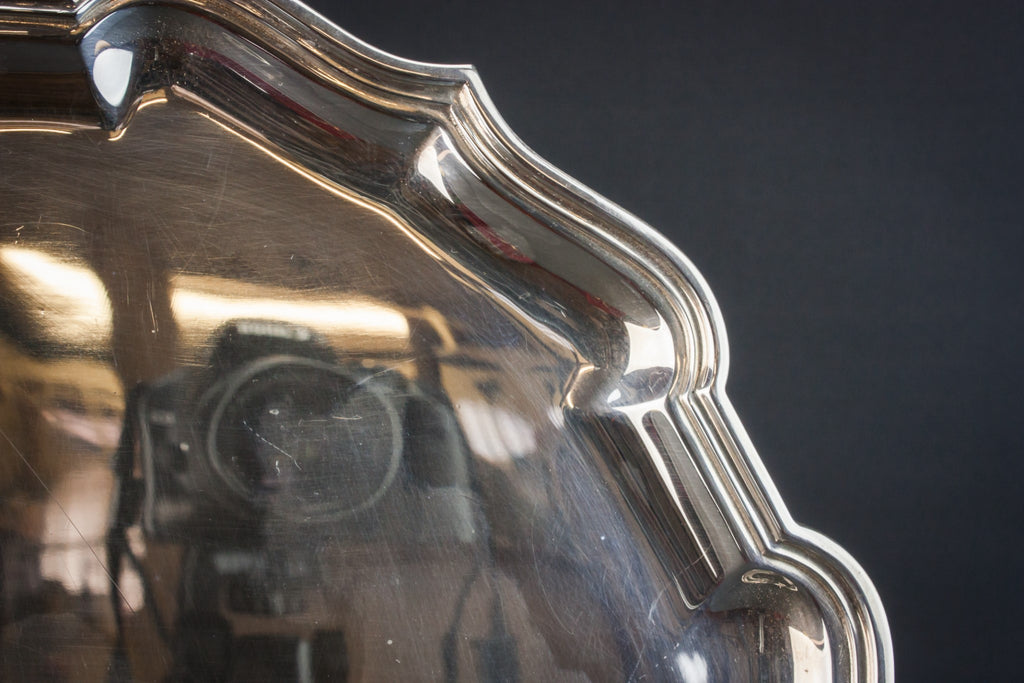 Sterling silver serving tray