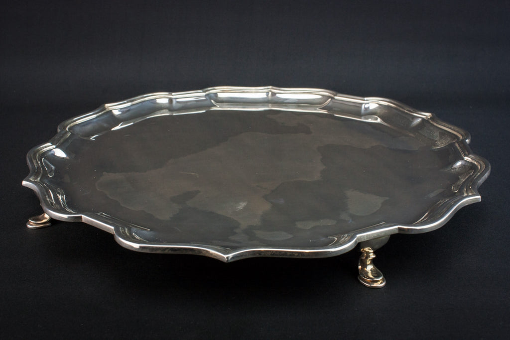 Sterling silver serving tray