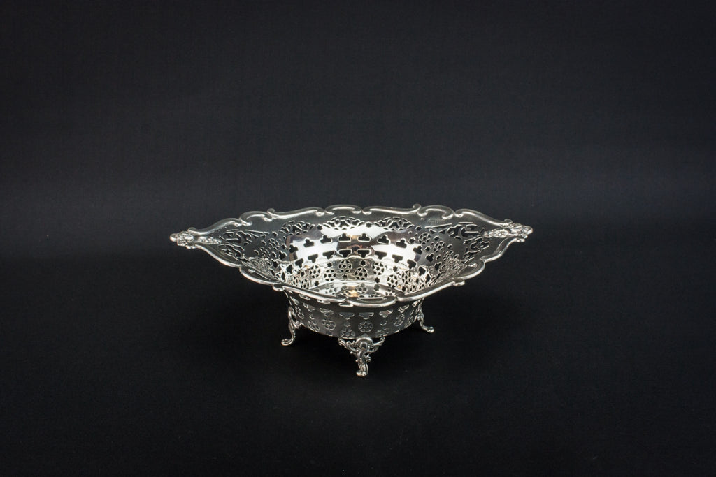 Art Nouveau silver bowl