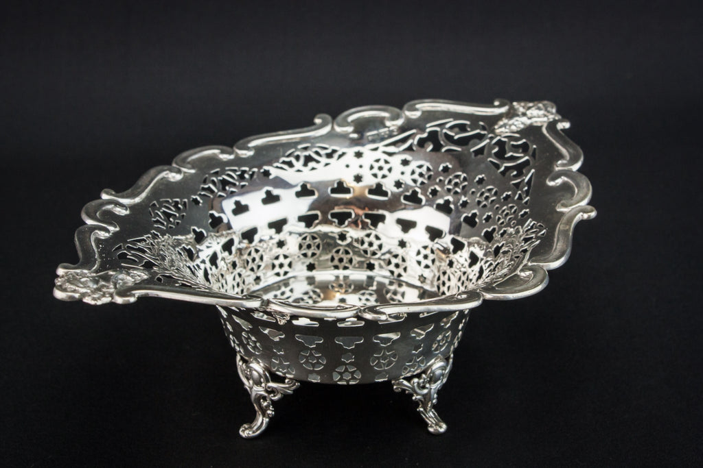 Art Nouveau silver bowl
