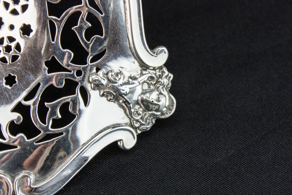 Art Nouveau silver bowl