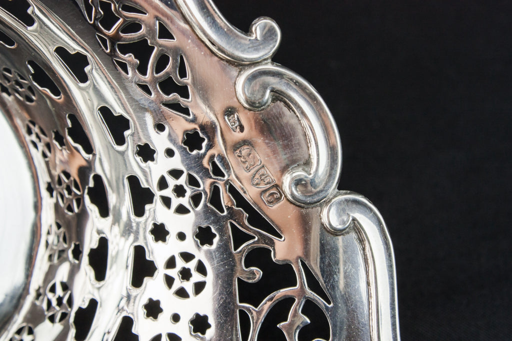Art Nouveau silver bowl