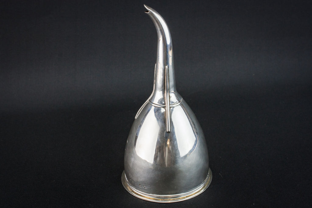 Sterling silver wine funnel
