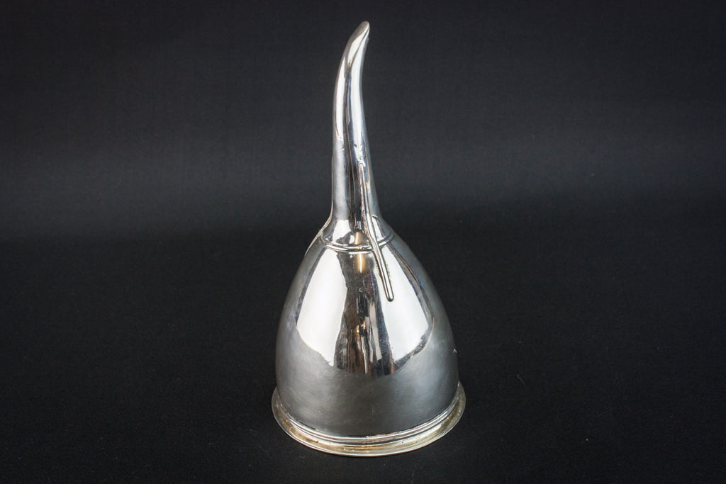 Sterling silver wine funnel