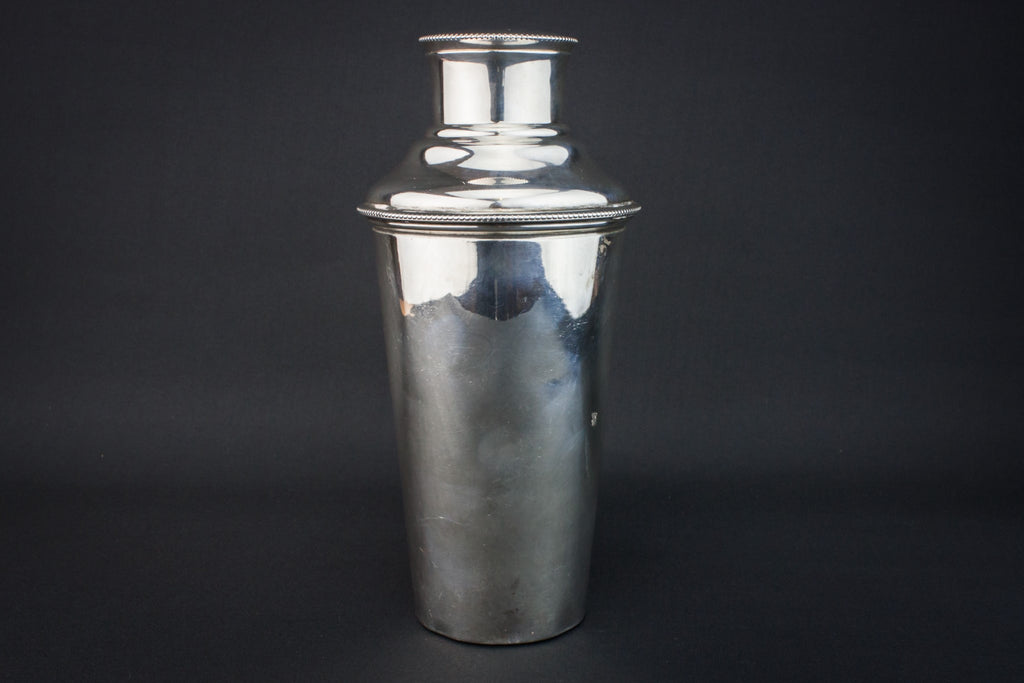 Silver cocktail shaker