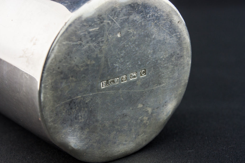 Silver cocktail shaker