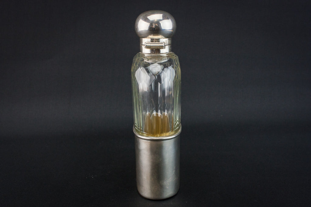 Mappin & Webb silver flask