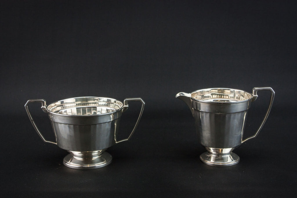 Art Deco silver tea set
