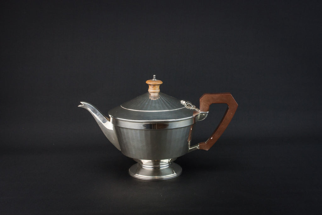 Art Deco silver tea set