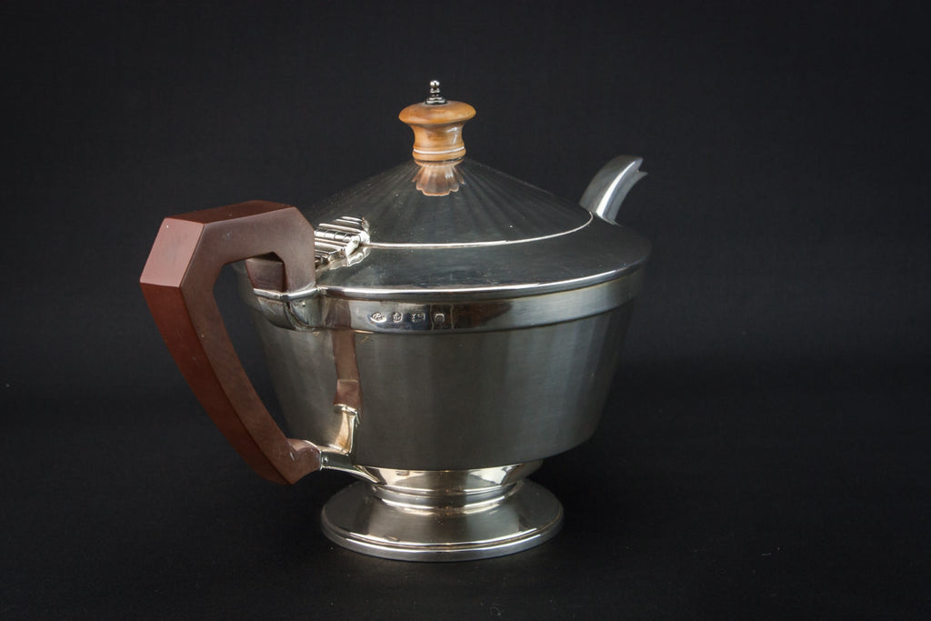 Art Deco silver tea set