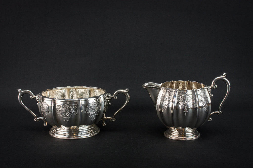 Sterling silver tea set