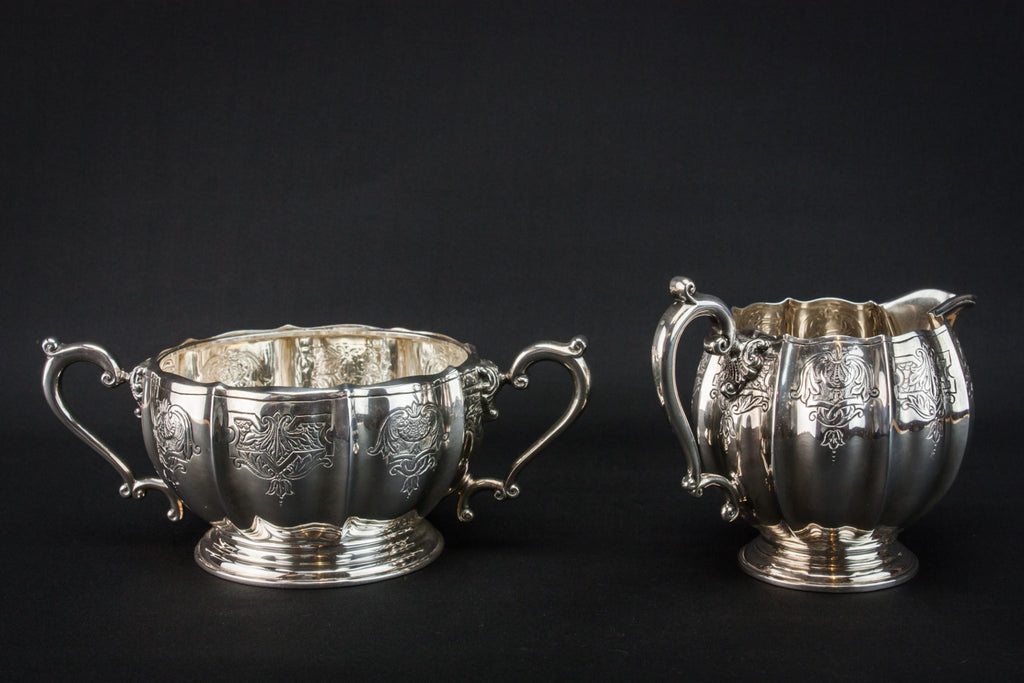 Sterling silver tea set