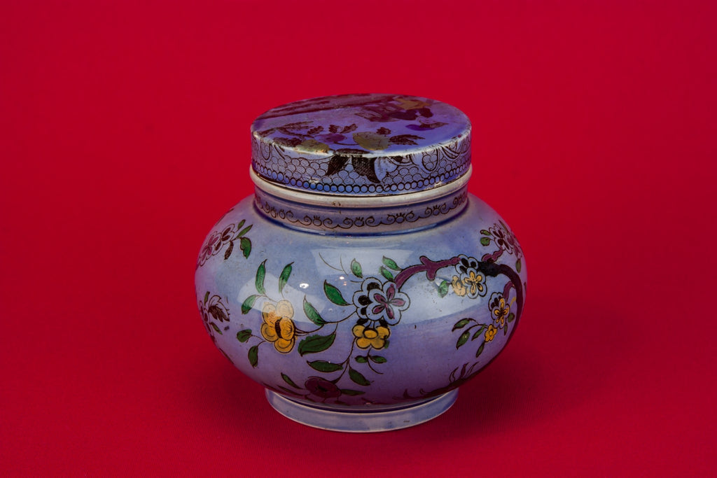 Victorian pottery jar