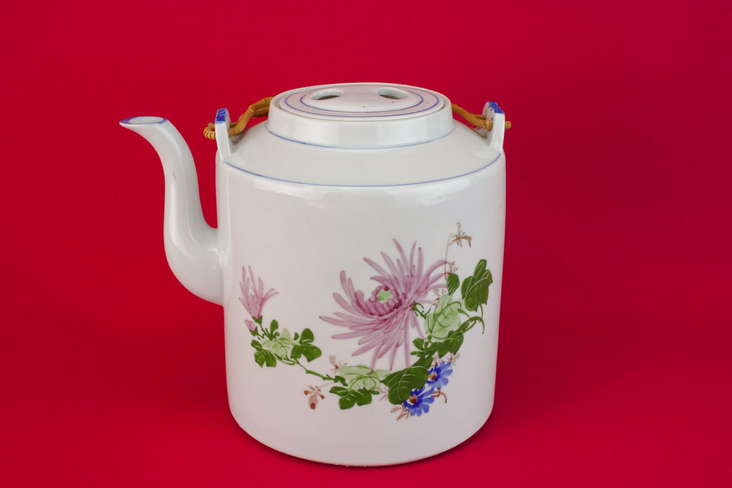 Porcelain retro teapot