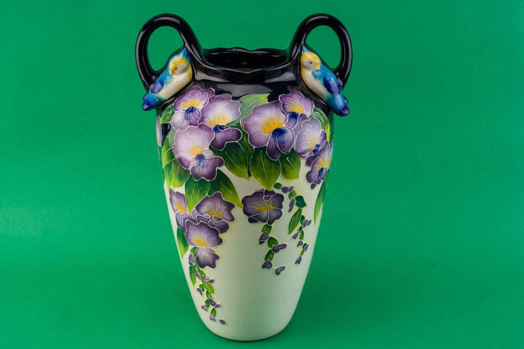 Tall pottery vase