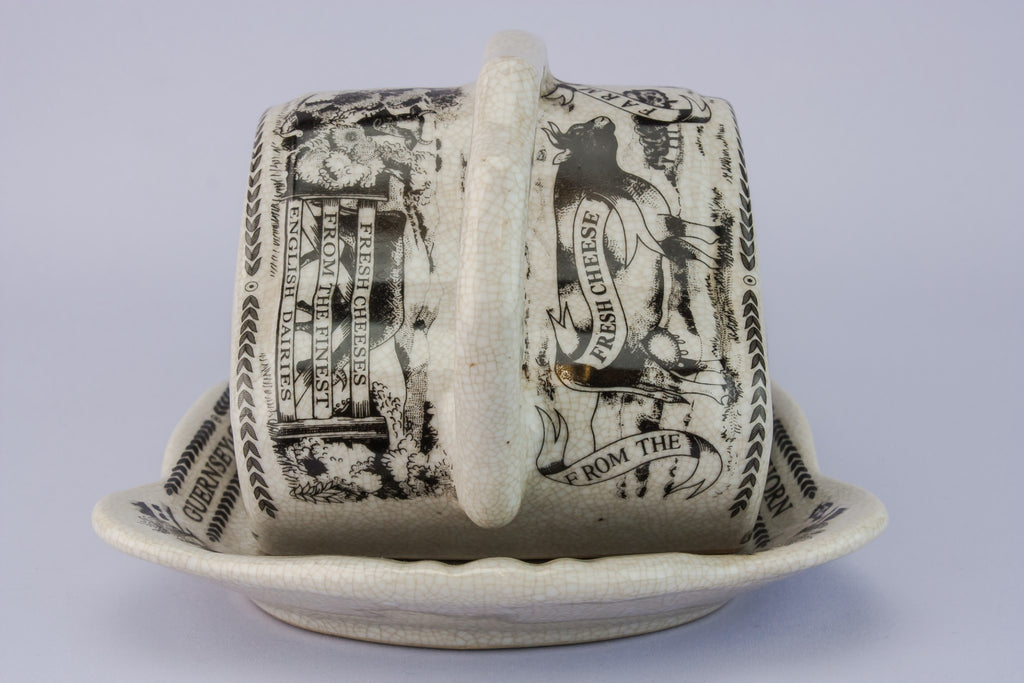 Cheese dish with dome lid