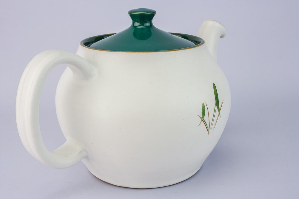 Pottery retro teapot