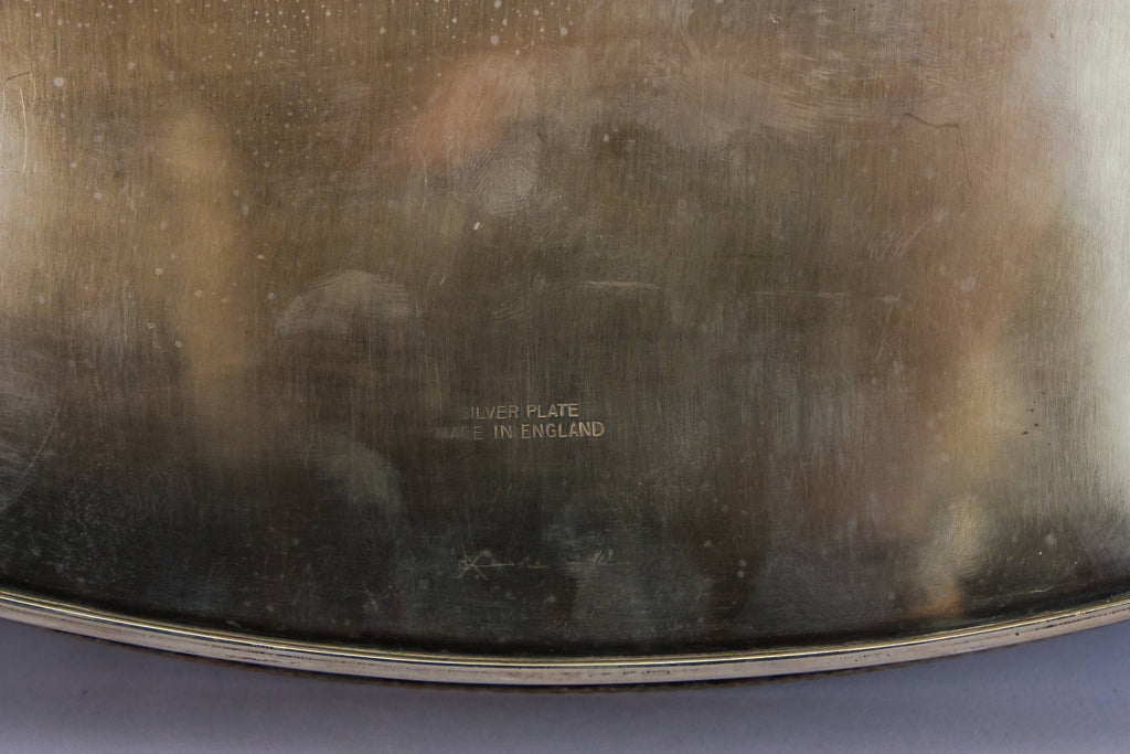 Silver plated tray mark