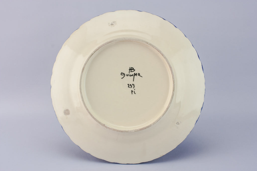 Quimper serving dish