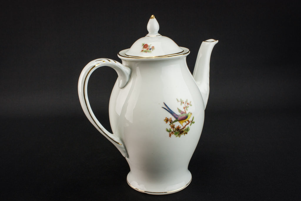 Porcelain coffee set for four