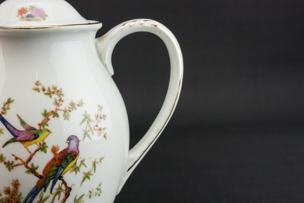 Porcelain coffee set for four
