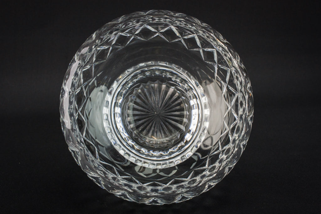 Modernist glass bowl