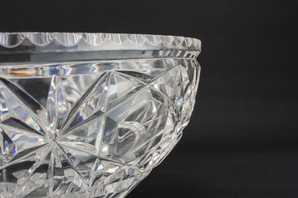 Modernist glass bowl