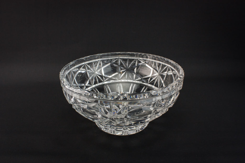 Modernist glass bowl