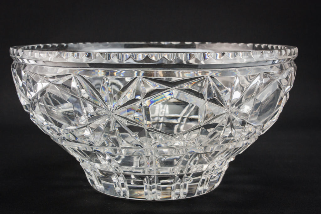 Modernist glass bowl