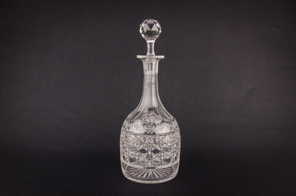 Cut glass sherry decanter