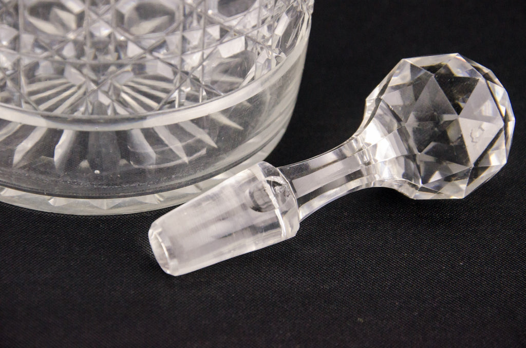 Cut glass sherry decanter