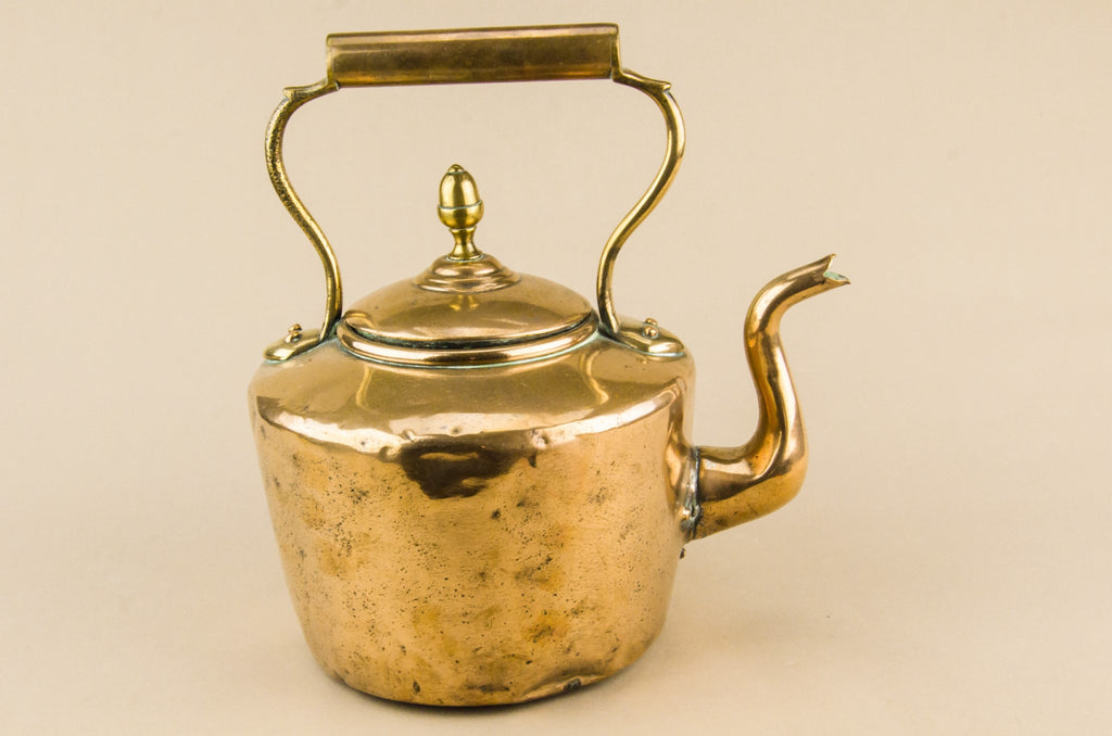 Victorian copper kettle