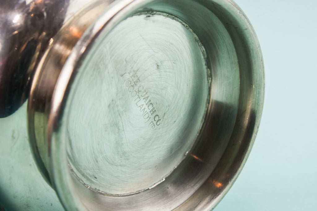 Engraved metal quaich